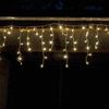 LED-Eisregen-Lichterkette 4 m 168 LED warmweiß IP44 Adapter Bild 5