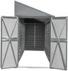 Spacemaker Metall Gerätehaus Anlehnhaus 410 | Grau Bild 3