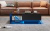 MODFU Couchtisch mit LED-Beleuchtung (1-St, mit 1 Schublade,100x50x32cm), mit Glasplatte und Schubladen, kratzfest Bild 2