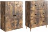 vidaXL Schrankset 2 pcs 66 x 34,5 x 90 cm Holzwerkstoff 3416462 Bild 3