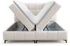 Boxspringbett Bett Schlafzimmerbett SOPHIE 200x200cm Stoff Rolf Creme Bild 2