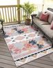 Wohnando Teppich MY-RUG Outdoor-Teppich "Aurora II" 150x80 cm, rosa, rechteckig, Höhe: 8 mm, mit floralem Hoch-Tief-Design, für drinnen und draußen Bild 2