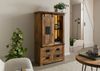 Schrank Mango / Altholz 90x45x150 natur lackiert RAILWAY LUX #115 Bild 3