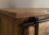 Schrank Mango / Altholz 90x45x150 natur lackiert RAILWAY LUX #115 Bild 5
