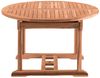 Gartentisch Esstisch Auszugstisch120 Teak Bild 4