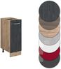 Apothekerschrank R-Line Schwarz Beton 30 cm AP Anthrazit Vicco Bild 5