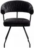KAWOLA Stuhl RUNA Esszimmerstuhl Stoff schwarz 82 x 59 x 60 cm Bild 3