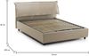 Dmora Andyymion-Doppelbett, Bettkasten mit abnehmbarem Bezug, gepolstertem Kopfteil und Bettkastenrahmen, 100 % Made in Italy, geeignet für Matratzen 160 x 190 cm, Beige Bild 3
