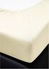 Irisette Kuschel-Jersey Spannbetttuch Vesuv 0012 creme 150x200 cm 12-81 creme Bild 2