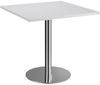 Besprechungstisch STF08 80x80cm Grau Gestellfarbe: Chrom Bild 1