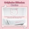 Dowinx Gaming-Stuhl Süße Katze Edition mit Katzenohren und Plüschtier (Packung), Ergonomischer Stuhl mit Hoher Rückenlehne und Lendenwirbelstütze Bild 4