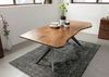 Baumtisch Akazie 220x100x76 natur lackiert Beine anthrazit matt FREEFORM 4 #49 Bild 2