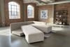 KAWOLA Schlafsofa SADIRA Ecksofa Cord cremeweiß Recamiere rechts 89 x 209 x 288 cm Bild 4