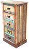 Kommode Retro 60x120x45 aus recyceltem Mangoholz Bild 3