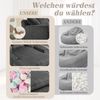 LVHOM Lazy Sofa Cordstoff mit Kissen, Bodensofa 125 × 155 × 63 cm, Schlafsofa Couch mit Memory-Schaum, Chaiselounge Sessel, Dunkelgrau Bild 5