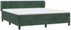 vidaXL Boxspringbett mit Matratze Dunkelgrün 160x200 cm Samt 3127562 Bild 3