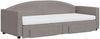 vidaXL Tagesbett Ausziehbar mit Schubladen Taupe 80x200 cm Stoff 3197240 Bild 3