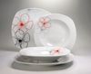 CreaTable Tafelservice TROPICAL FLOWERS 12-tlg aus Porzellan Bild 2