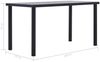 vidaXL Esstisch Schwarz und Betongrau 140 x 70 x 75 cm MDF 281858 Bild 5