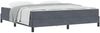 vidaXL Boxspringbett mit Matratze Dunkelgrau 180 x 220 cm Stoff 3398804 Bild 2