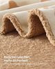 Feandrea Haustierdecke, wasserdicht, Sherpa Fleece, Beige, XL (152x127 cm) Bild 4
