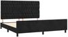 vidaXL Bettgestell mit Kopfteil Schwarz 180x200 cm Samt 3125954 Bild 4