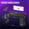 YOUDENOVA Gamingtisch mit LED-Beleuchtung & Steckdose, Computertisch, Schreibtisch (1-St), mit Schubladen & Carbon Fiber, 130 x 48 x 114 cm Bild 2