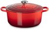 Le Creuset Signature Gusseisen-Bräter mit Deckel, Für alle Herdarten und Induktion geeignet, Rund, Kirschrot, 28,0 cm, 6.7 Bild 5