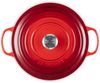 Le Creuset Signature Gusseisen-Bräter mit Deckel, Für alle Herdarten und Induktion geeignet, Rund, Kirschrot, 28,0 cm, 6.7 Bild 2