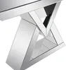 Vente-unique - ISIDA Konsole Glas Silberfarben - B 36 cm x H 80 cm x L 120 cm Bild 5