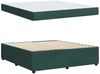 vidaXL Bettrahmen mit Matratze Dunkelgrün 180 x 200 cm Stoff 3398428 Bild 4