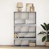 vidaXL Bücherregal Betongrau 100x33x156,5 cm Holzwerkstoff 3309369 Bild 3