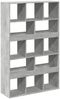 vidaXL Bücherregal Betongrau 100x33x156,5 cm Holzwerkstoff 3309369 Bild 2