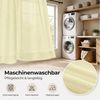 Sunicol Outdoorvorhang Transparent spritzwassergeschützt Außenvorhang mit Ösen Gardinen (2 St), Voile Sichtschutz für Pavillon Terrasse Pergola Balkon Garten Bild 4