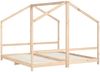 vidaXL Kinderbett 2x(90x190) cm Massivholz Kiefer 3200598 Bild 3