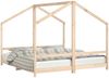 vidaXL Kinderbett 2x(90x190) cm Massivholz Kiefer 3200598 Bild 2