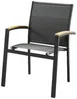 Vente-unique - TAIPIVAI Garden dining set Metall Grau - B 61 cm x H 89 cm x L 55 cm Bild 3