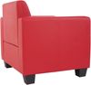 Sessel Loungesessel Lyon, Kunstleder ~ rot Bild 3