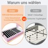 Merax Einzelbett 90 x 200 cm, Jugendbett Kinderbett, Polsterbett für Kinder, mit LED-Beleuchtung, USB-Anschluss und hydraulischem Stauraum, weichem Samtbezug, Rosa Bild 5