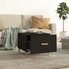 vidaXL Couchtische 2 Stk. Schwarz 50x50x40 cm Holzwerkstoff 812711 Bild 4