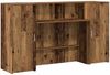 vidaXL Empfangstheke Altholz-Optik 180x50x103,5 cm Holzwerkstoff 3324212 Bild 2