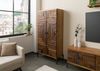 Schrank Altholz 90x40x180 natur lackiert LYON #170 Bild 2
