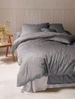 Irisette Premium Jacquard Bettwäsche Rio 135x200 Gräser graphit uni 8643-12 Bild 2