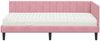 vidaXL Eckbettgestell mit Matratze mit Kopfteil 2 pcs Grau Samt 3393911 Bild 5