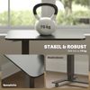 Höhenverstellbarer Schreibtisch Mit Rollen & Gaslift - Mobiler Stehpult Schreibtisch Verstellbarer Laptoptisch, Schwarz Bild 5