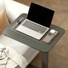 Höhenverstellbarer Schreibtisch Mit Rollen & Gaslift - Mobiler Stehpult Schreibtisch Verstellbarer Laptoptisch, Schwarz Bild 3
