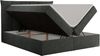Boxspringbett, Polsterbett mit Bettkasten - PREMIUM-10 - 140x200cm - Dunkelgrau Stoff - H4 Bild 4