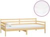 vidaXL Tagesbett mit Matratze 90x200 cm Massivholz Kiefer [3083589] Bild 2