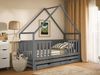 Kinderbett Menoze mit 2 Bettschubladen (Farbe: Asche) Bild 2