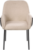 Esszimmerstuhl ALGONA Bouclé Hellbeige Bild 5